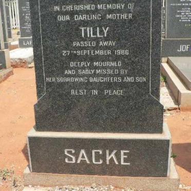 SACKE Tilly -1966