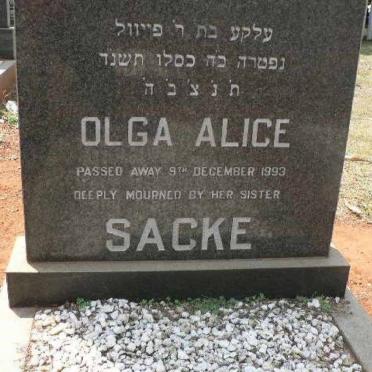 SACKE Olga Alice -1993