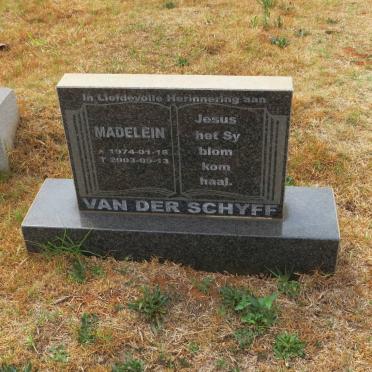 SCHYFF Madelein, van der 1974-2003
