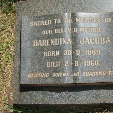 SCROOBY Barendina Jacoba 1889-1960