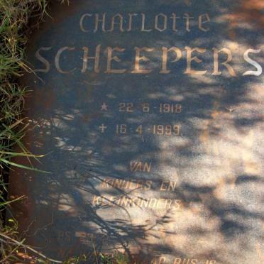 SCHEEPERS Charlotte 1918-1999