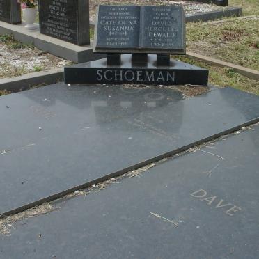 SCHOEMAN David Hercules Dewald 1909-1995 &amp; Catharina Susanna MEYER 1908-1981