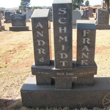 SCHMIDT Andre Frank 1980-2000
