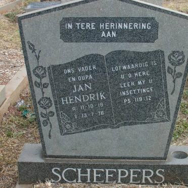 SCHEEPERS Jan Hendrik 1919-1976