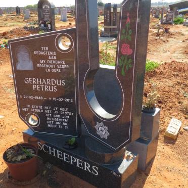 SCHEEPERS Gerhardus 1948-2012