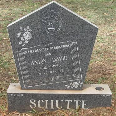 SCHUTTE Anton David 1950-1993