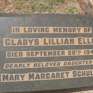 SCHULTZ Gladys Lillian Ellot -1943