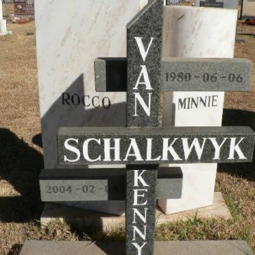 SCHALKWYK Kenny, van 1980-2004