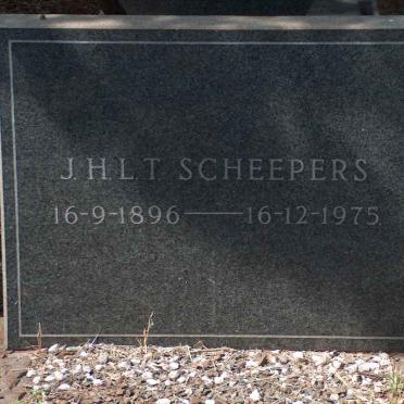SCHEEPERS J.H.L.T 1896-1975