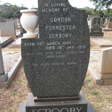 SCROOBY Gordon Forrester 1904-1976