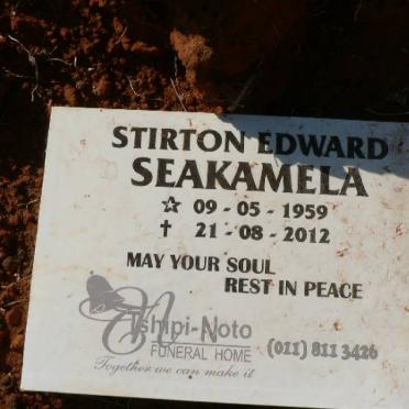 SEAKAMELA Stirton Edward 1959-2012