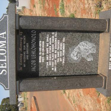 SELOMA Jacob Lehlohonolo 1978-2008