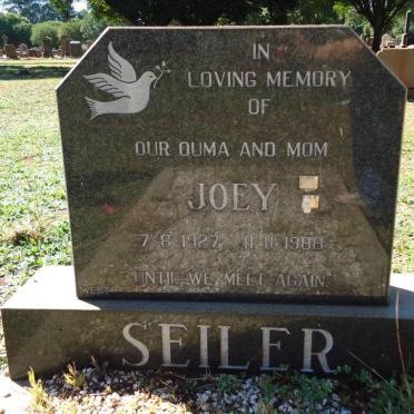 SEILER Joey 1927-1988