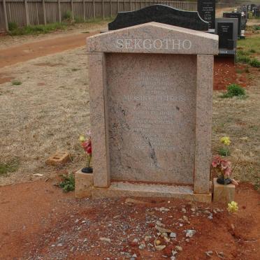 SEKGOTHO Mosike Petrus 1946-2007