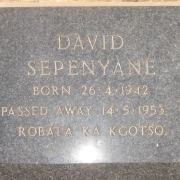 SEPENYANE David 1942-1953