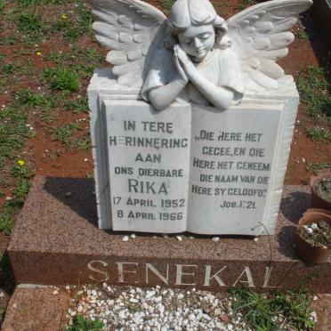 SENEKAL Rika 1952-1966
