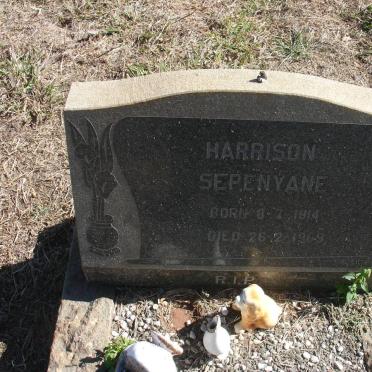 SEPENYANE Harrison 1914-1969