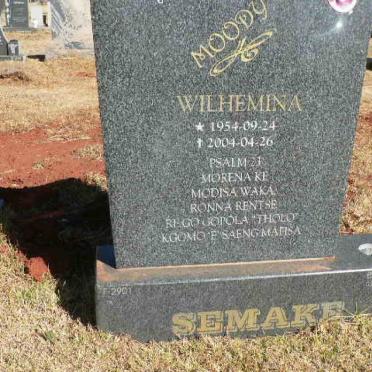 SEMAKE Wilhelmina 1954-2004