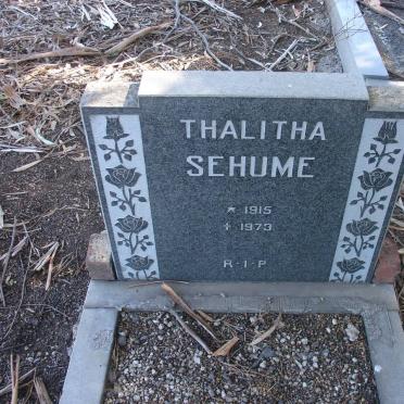 SEHUME Thalitha 1915-1973