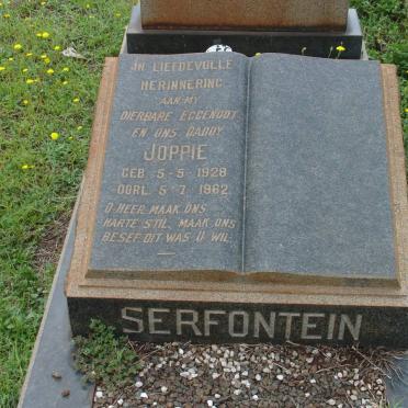 SERFONTEIN Joppie 1928-1962