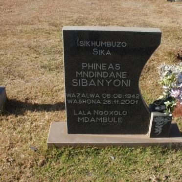 SIBANYONI Phineas Mndindane 1942-2001