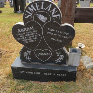 SIMELANE Abram 1958-2003