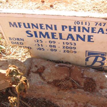 SIMELANE Mfuneni Phineas 1953-2009