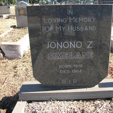 SIMELANE Jonono Z. 1919-1964