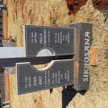 SIKHOSANA Diek July 1946-2006 &amp; Nella Thembani 1949-.JPG