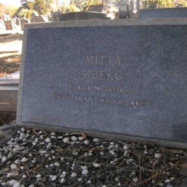 SIBEKO Mitta 