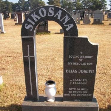 SIKOSANA Elias Joseph 1971-2000