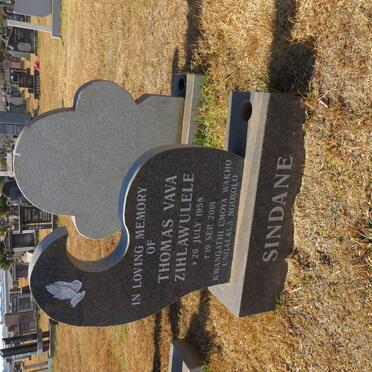 SINDANE Thomas Vava Zihlawulele 1958-2001