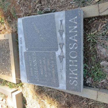 SIKHOSANA Johannes 1910-1973