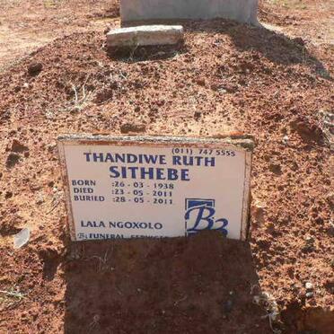 SITHEBE Thandiwe Ruth 1938-2011