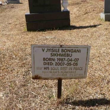 SIKHWEBU V Jyisile Bongani 1987-2007