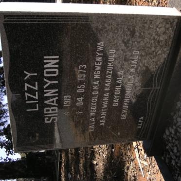 SIBANYONI Lizzy 1919-1973