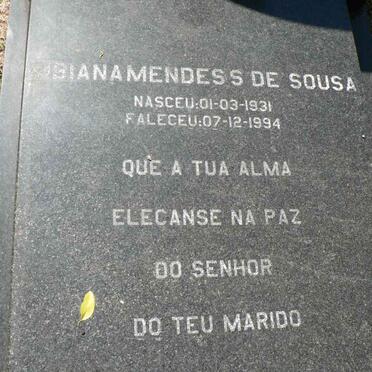 SOUSA Bibiana Mendes S., de 1931-1994