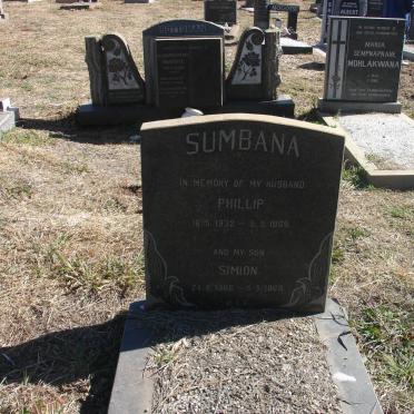 SUMBANA Phillip 1932-1969 :: SUMBANA Simon 1966-1969