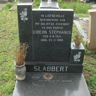 SLABBERT Gideon Stephanus 1915-1968