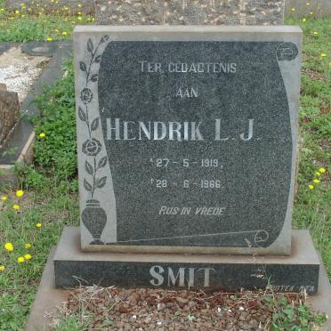 SMIT Hendrik L.J. 1919-1966