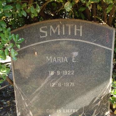 SMITH Maria E. 1922-1971