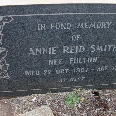 SMITH Annie Reid nee FULTON -1957