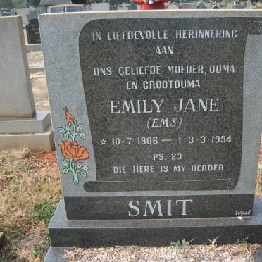 SMIT Emily Jane 1906-1994