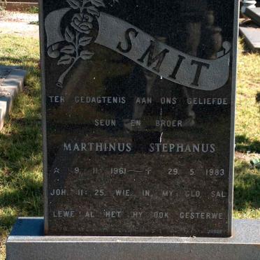 SMIT Marthinus Stephanus 1961-1983