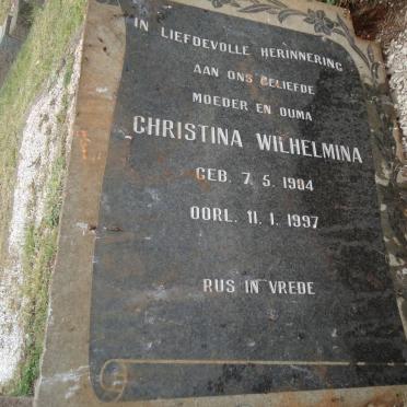 SMIT Christina Wilhelmina 1904-1997
