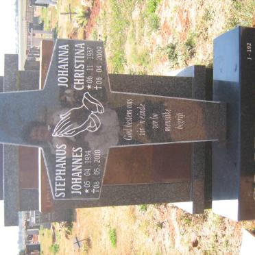 SMIDT Stephanus Johannes 1934-2010 Johanna Christina 1937-2009