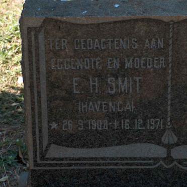 SMIT E.H. nee HAVENGA 1908-1971