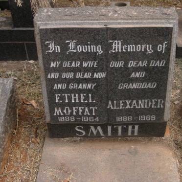 SMITH Alexander 1888-1969 &amp; Ethel Moffat 1888-1964