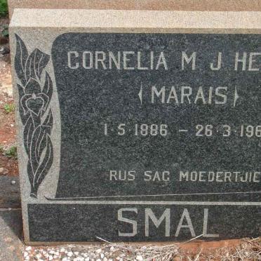 SMAL Cornelia M.J. Heunes nee MARAIS 1886-1963