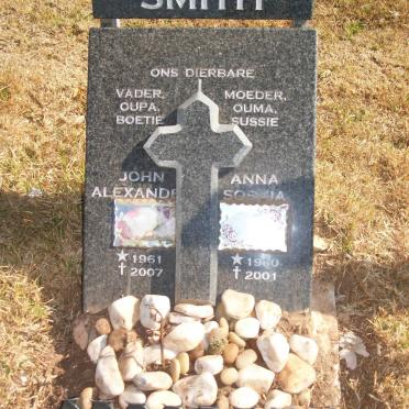SMITH John Alexander 1961-2007 &amp; Anna S. 1960-2001
